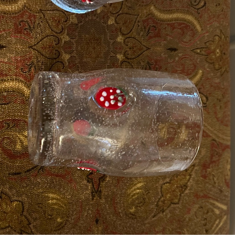 Anthropologie Strawberry Galleon Juice Glass Set. Price Firm - Picture 3 of 4